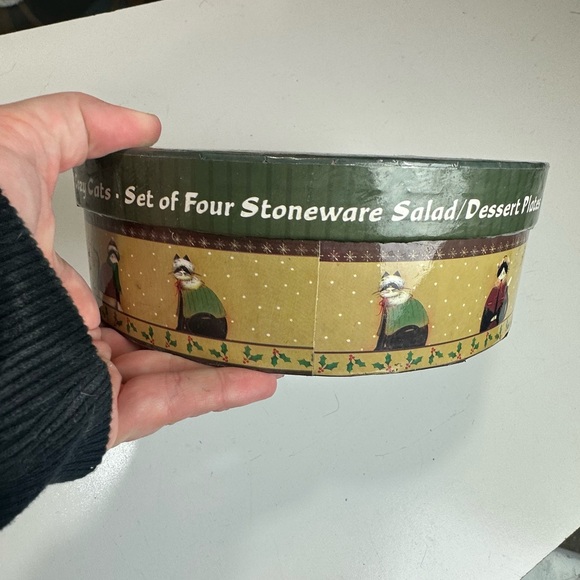 Sakura Cozy Cats Fiddestix Vintage Four Christmas Cats Mugs Dishwasher Safe - Picture 11 of 13